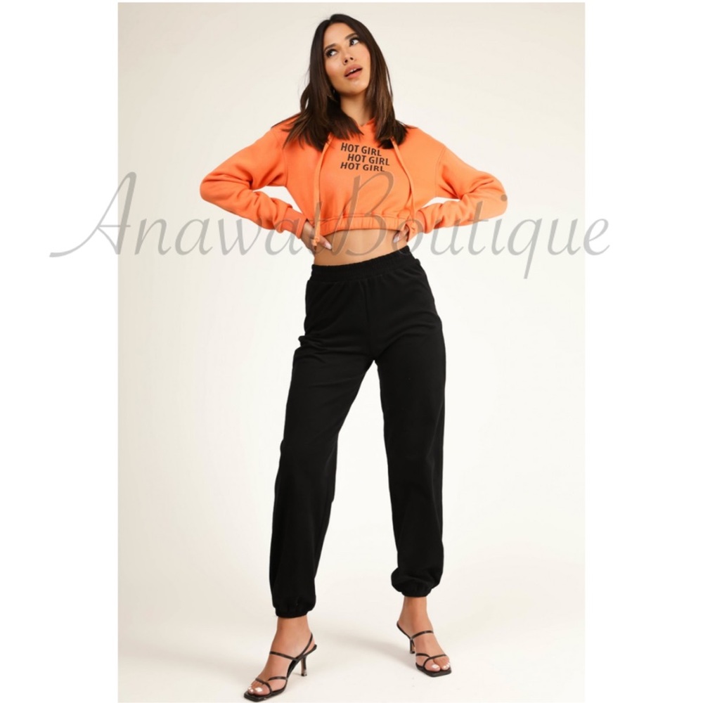 Hot Girl Cropped Hoodie - Picture 5 of 8